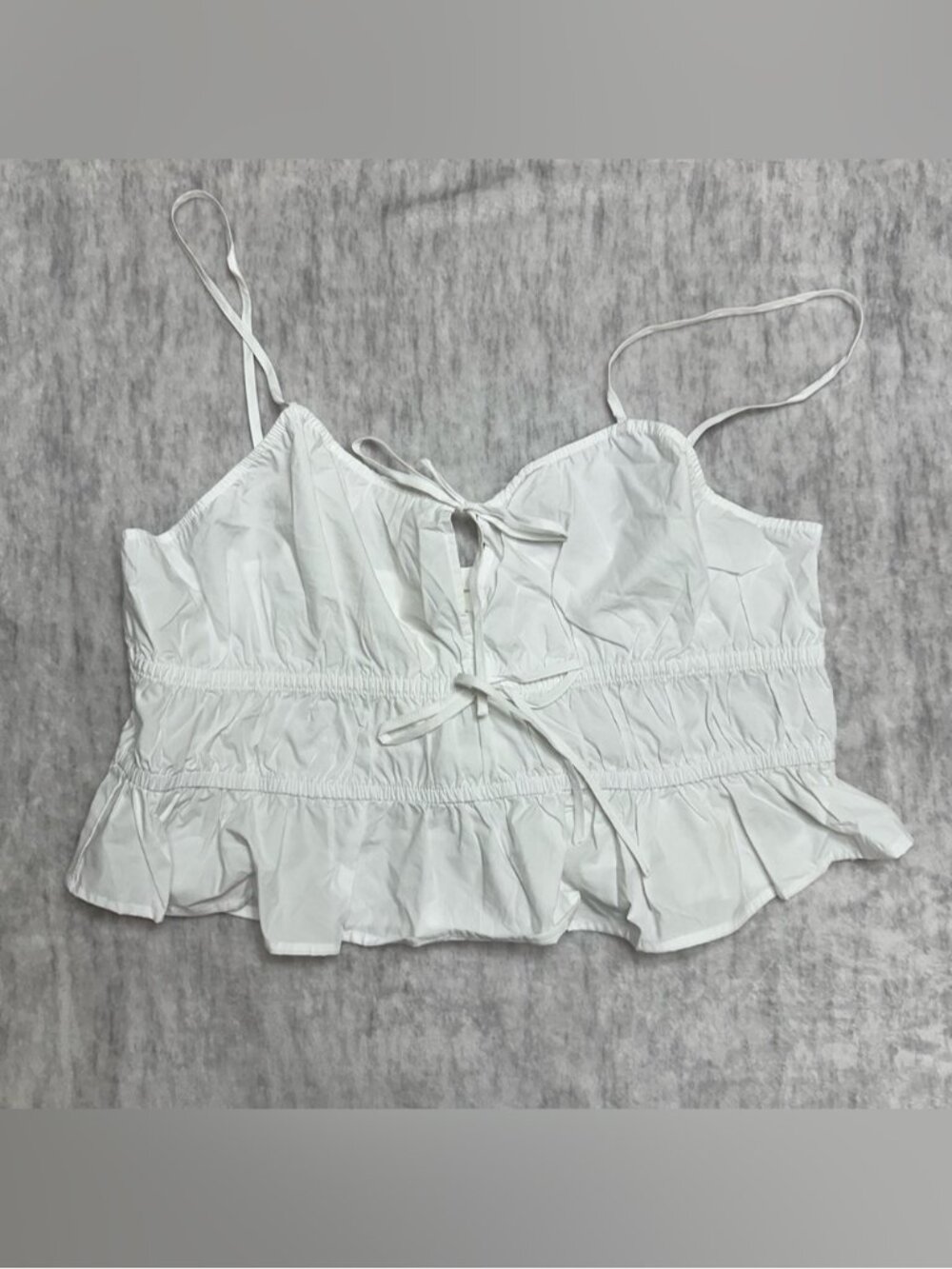 H&M Ruffled Tank Top